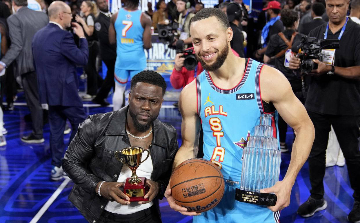 NBA巨星在全明星活动中吸引众人注目 NBA巨星在全明星活动中吸引众人注目